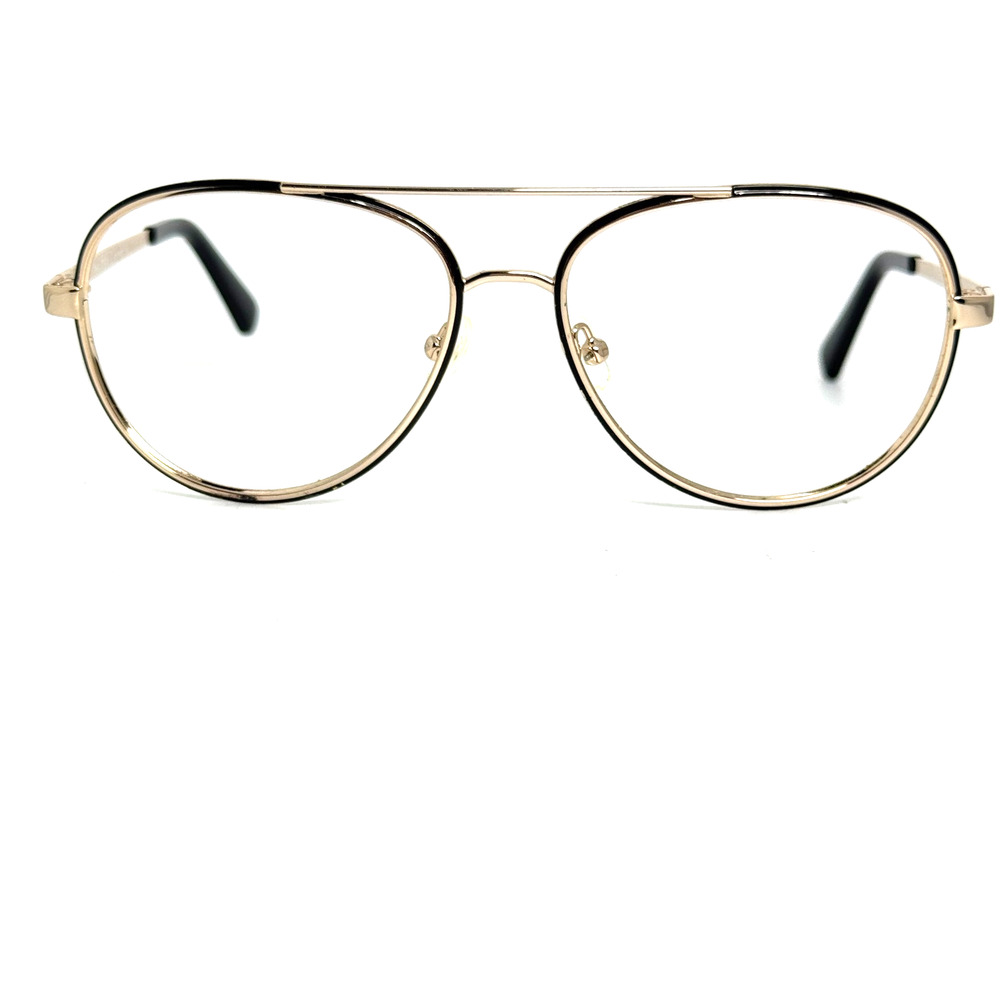 Nautica NLS6008 003‎ Black Gold Eyeglasses Frames 57-16 H19627